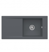 Мийка для кухні Villeroy & Boch Timeline 60 Flat 96,5х47,5 см кераміка graphite 67901Fi4
