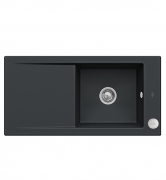Мойка для кухни Villeroy & Boch Timeline 60 Flat 96,5х47,5 см керамика ebony 67902FS5