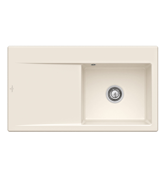 Мойка для кухни Villeroy & Boch Subway Style 50 Flat 88х49 см чаша справа керамика crema 33511FKR