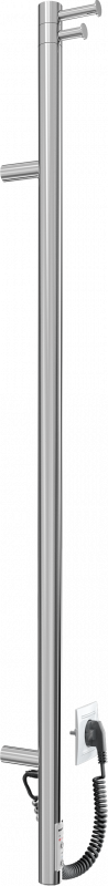 Электрический полотенцесушитель MARIO Рей-I 1500x30/130 TR К полированная сталь 4820111356782