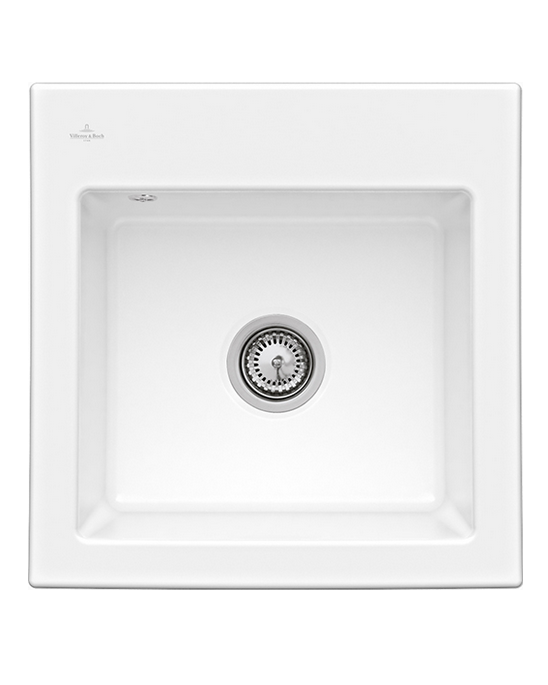 Мийка для кухні Villeroy & Boch Subway 50 S Flat 49х47,5 см кераміка white alpin 33151FR1