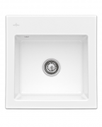 Мойка для кухни Villeroy & Boch Subway 50 S Flat 49х47,5 см керамика white alpin 33151FR1