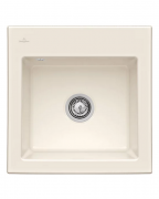Мойка для кухни Villeroy & Boch Subway 50 S Flat 49х47,5 см керамика crema 33151FKR