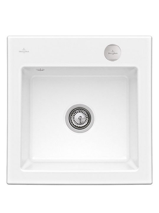 Мойка для кухни Villeroy & Boch Subway 50 S Flat 49х47,5 см керамика white alpin 33152FR1