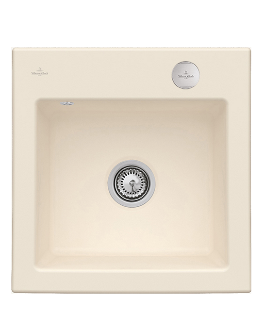 Мойка для кухни Villeroy & Boch Subway 50 S Flat 49х47,5 см керамика ivory 33152FFU