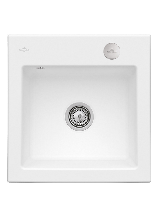 Мийка для кухні Villeroy & Boch Subway 50 S Flat 49х47,5 см кераміка stone white 33152FRW