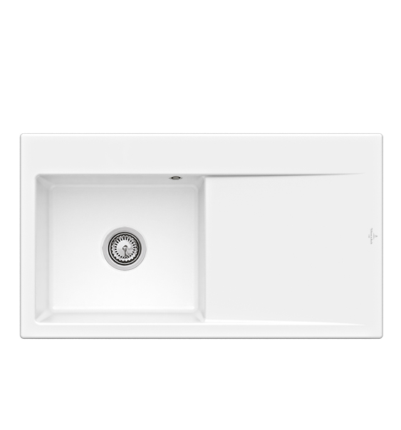 Мойка для кухни Villeroy & Boch Subway Style 50 Flat 88х49 см чаша слева керамика white alpin 33521FR1