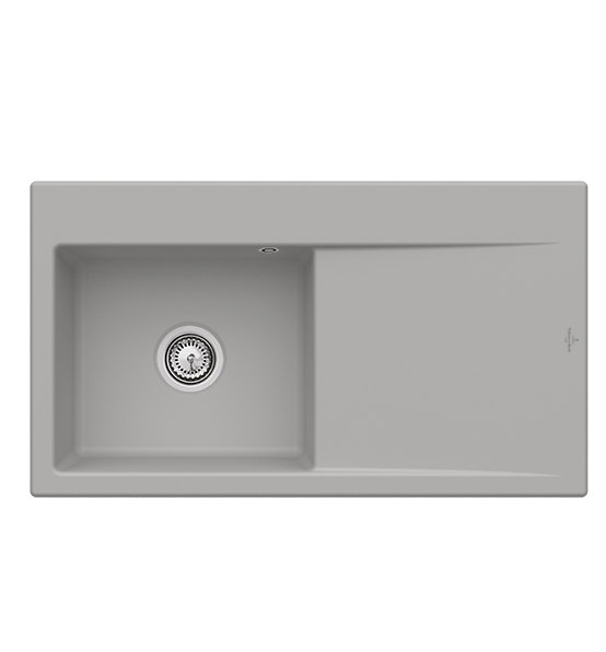 Мийка для кухні Villeroy & Boch Subway Style 50 Flat 88х49 см чаша зліва кераміка fossil 33521FKD