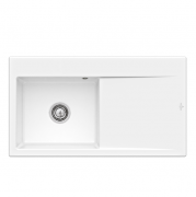 Мийка для кухні Villeroy & Boch Subway Style 50 Flat 88х49 см чаша зліва кераміка snow white 33521FKG