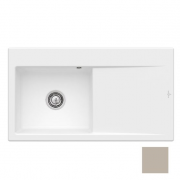Мойка для кухни Villeroy & Boch Subway Style 50 Flat 88х49 см чаша слева керамика almond 33522FAM