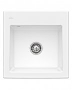 Мийка для кухні Villeroy & Boch Subway 50 S Flat 49х47,5 см кераміка snow white 33151FKG