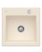 Мийка для кухні Villeroy & Boch Subway 50 S Flat 49х47,5 см кераміка ivory 33152FFU