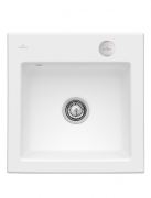 Мойка для кухни Villeroy & Boch Subway 50 S Flat 49х47,5 см керамика stone white 33152FRW