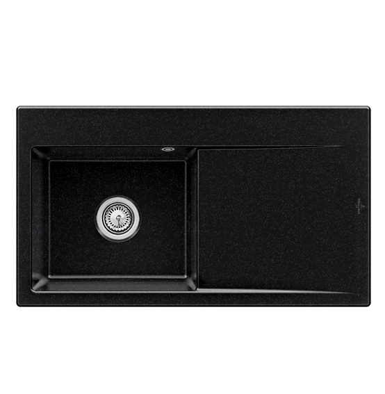 Мийка для кухні Villeroy & Boch Subway Style 50 Flat 88х49 см чаша зліва кераміка chromit 33521FJ0