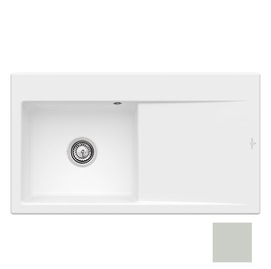 Мийка для кухні Villeroy & Boch Subway Style 50 Flat 88х49 см чаша зліва кераміка steam 33522FSM