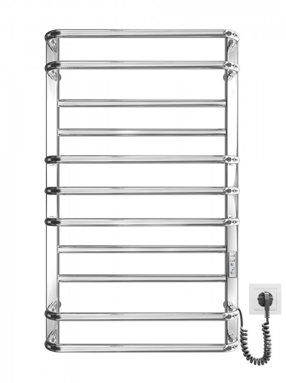 Электрический полотенцесушитель MARIO Премиум Люкс-I 800х500/170 TR K полированная сталь 4820111356812