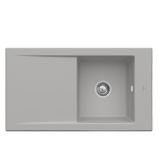 Мойка для кухни Villeroy & Boch Timeline 50 Flat 86,5х47,5 см керамика fossil 33071FKD