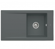 Мойка для кухни Villeroy & Boch Timeline 50 Flat 86,5х47,5 см керамика graphite 33071Fi4