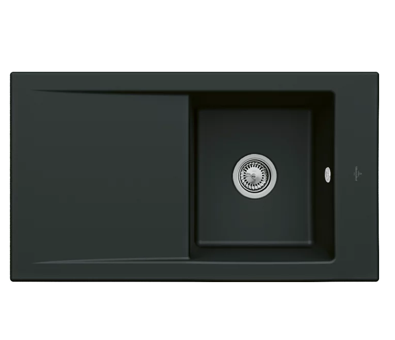 Мойка для кухни Villeroy & Boch Timeline 50 Flat 86,5х47,5 см керамика ebony 33071FS5