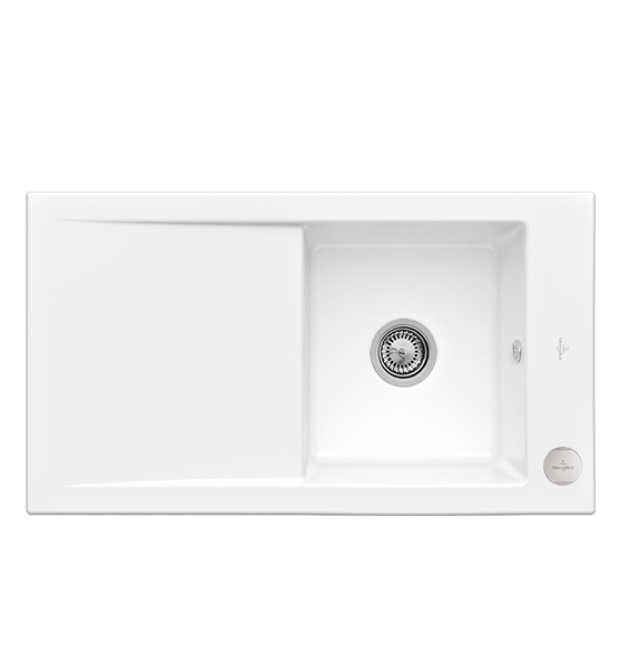 Мойка для кухни Villeroy & Boch Timeline 50 Flat 86,5х47,5 см керамика white alpin 33072FR1