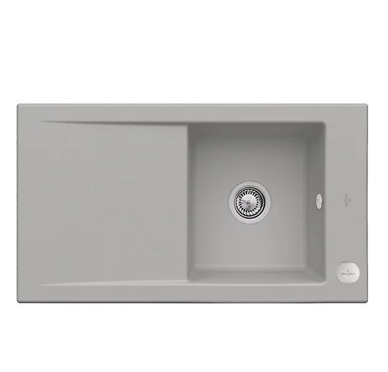 Мийка для кухні Villeroy & Boch Timeline 50 Flat 86,5х47,5 см кераміка fossil 33072FKD