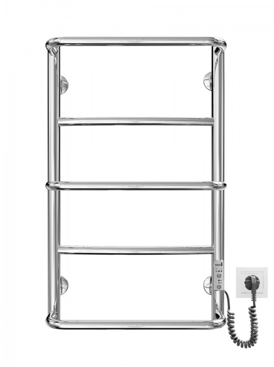 Електричний полотенцесушитель MARIO Люкс HP-I 650х430/150 TR K полірована сталь 4820111356560