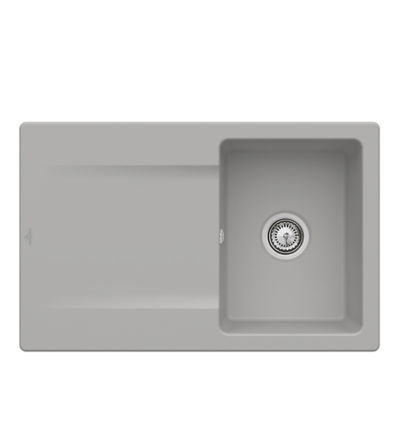 Мойка для кухни Villeroy & Boch Siluet 45 Flat 78х49 см керамика fossil 33341FKD