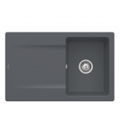 Мойка для кухни Villeroy & Boch Siluet 45 Flat 78х49 см керамика graphite 33341Fi4