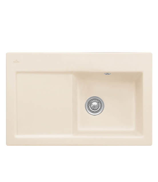 Мойка для кухни Villeroy & Boch Subway 45 Flat 74,5х47,5 см чаша справа керамика ivory 67141FFU