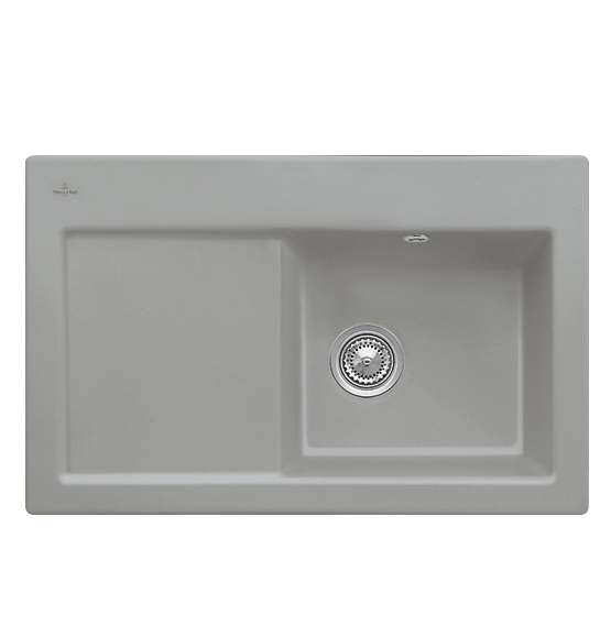 Мойка для кухни Villeroy & Boch Subway 45 Flat 74,5х47,5 см чаша справа керамика fossil 67141FKD