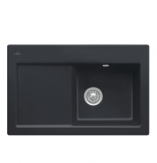 Мойка для кухни Villeroy & Boch Subway 45 Flat 74,5х47,5 см чаша справа керамика ebony 67141FS5