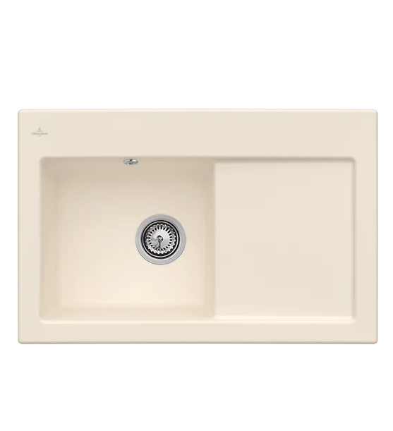 Мойка для кухни Villeroy & Boch Subway 45 Flat 74,5х47,5 см чаша слева керамика ivory 67721FFU
