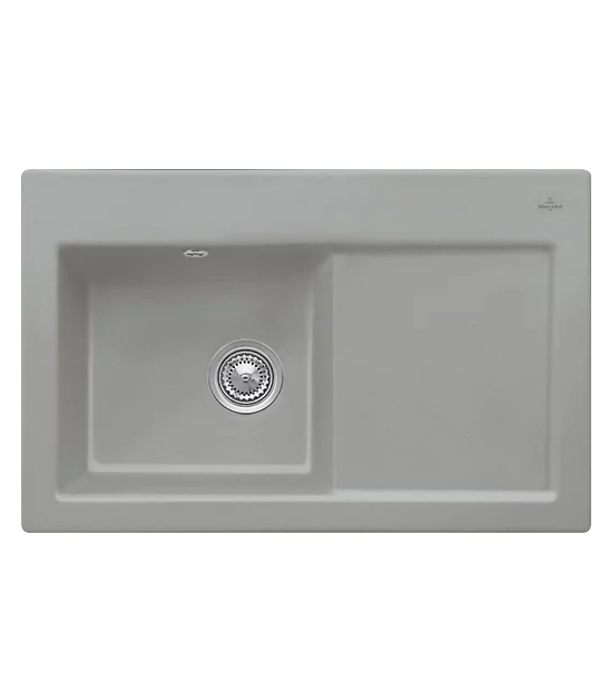 Мойка для кухни Villeroy & Boch Subway 45 Flat 74,5х47,5 см чаша слева керамика fossil 67721FKD