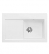 Мойка для кухни Villeroy & Boch Subway 45 Flat 74,5х47,5 см чаша слева керамика stone white 67721FRW