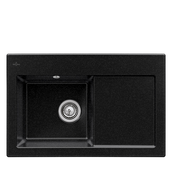 Мойка для кухни Villeroy & Boch Subway 45 Flat 74,5х47,5 см чаша слева керамика chromit 67721FJ0