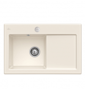 Мойка для кухни Villeroy & Boch Subway 45 Flat 74,5х47,5 см чаша слева керамика crema 67722FKR