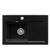 Мойка для кухни Villeroy & Boch Subway 45 Flat 74,5х47,5 см чаша слева керамика chromit 67722FJ0