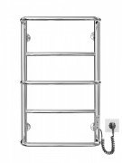 Электрический полотенцесушитель MARIO Люкс HP-I 650х430/150 TR K полированная сталь 4820111356560