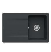 Мойка для кухни Villeroy & Boch Siluet 45 Flat 78х49 см керамика ebony 33341FS5