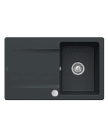 Мойка для кухни Villeroy & Boch Siluet 45 Flat 78х49 см керамика ebony 33342FS5
