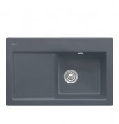 Мойка для кухни Villeroy & Boch Subway 45 Flat 74,5х47,5 см чаша справа керамика graphite 67141Fi4