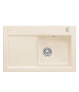 Мийка для кухні Villeroy & Boch Subway 45 Flat 74,5х47,5 см чаша справа кераміка ivory 67142FFU