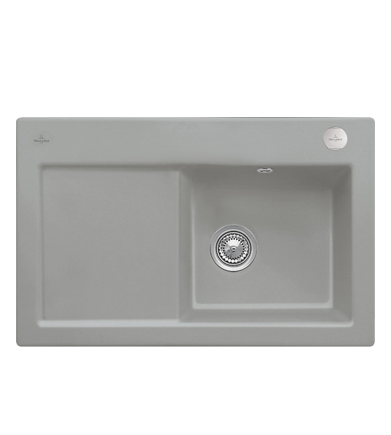 Мийка для кухні Villeroy & Boch Subway 45 Flat 74,5х47,5 см чаша справа кераміка fossil 67142FKD