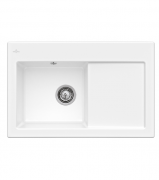 Мойка для кухни Villeroy & Boch Subway 45 Flat 74,5х47,5 см чаша слева керамика white alpin 67721FR1