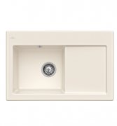 Мийка для кухні Villeroy & Boch Subway 45 Flat 74,5х47,5 см чаша зліва кераміка crema 67721FKR