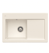 Мойка для кухни Villeroy & Boch Subway 45 Flat 74,5х47,5 см чаша слева керамика crema 67721FKR