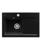 Мойка для кухни Villeroy & Boch Subway 45 Flat 74,5х47,5 см чаша слева керамика chromit 67722FJ0