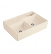 Мойка для кухни Villeroy & Boch Double-bowl sink двойная 89,5х63 см керамика ivory 632391FU