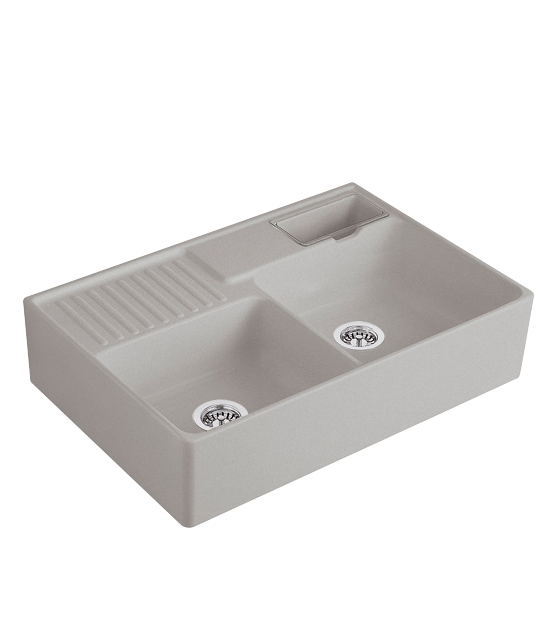 Мойка для кухни Villeroy & Boch Double-bowl sink двойная 89,5х63 см керамика fossil 632391KD