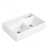 Мойка для кухни Villeroy & Boch Double-bowl sink двойная 89,5х63 см керамика stone white 632391RW